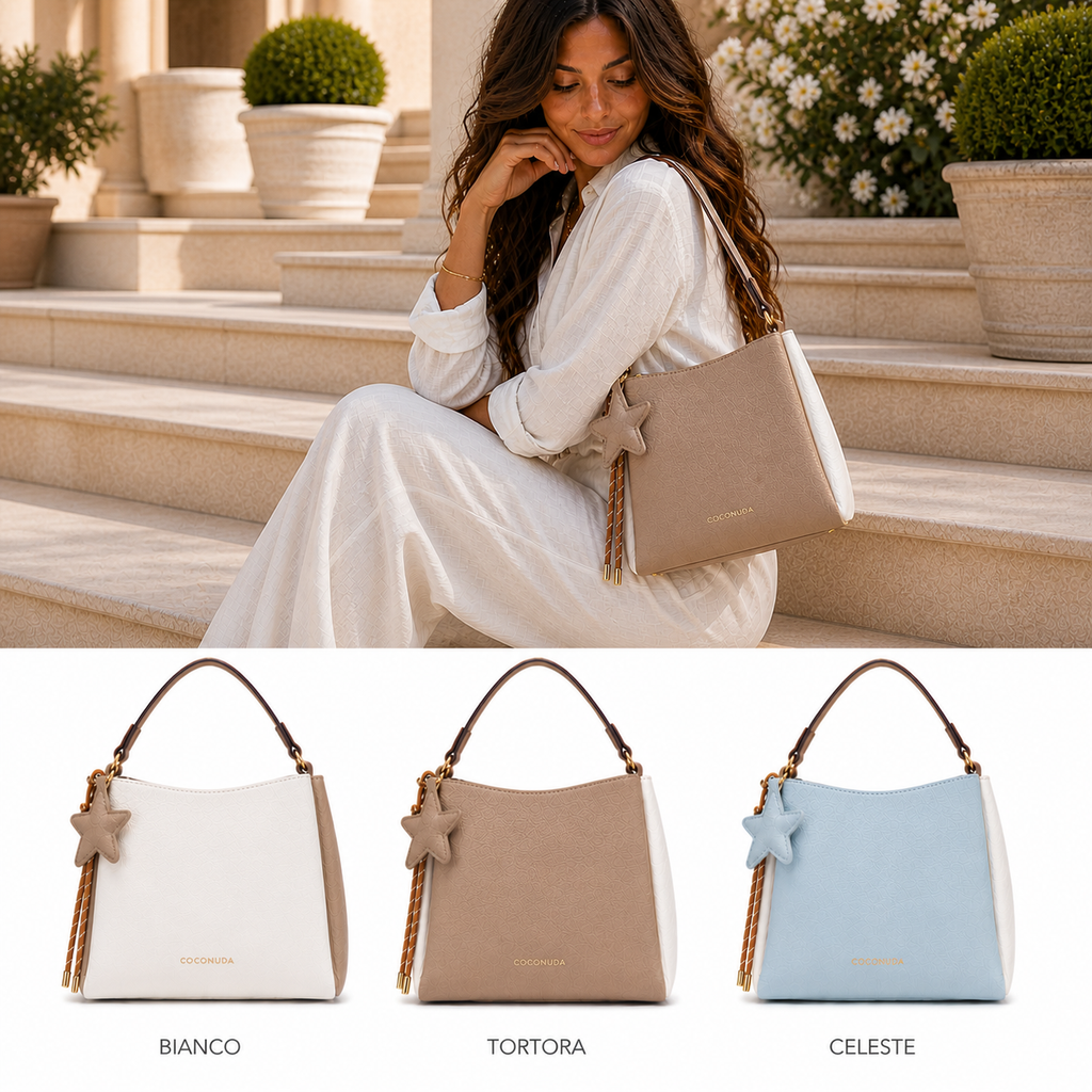 COCONUDA Borsa Elegante con Charm