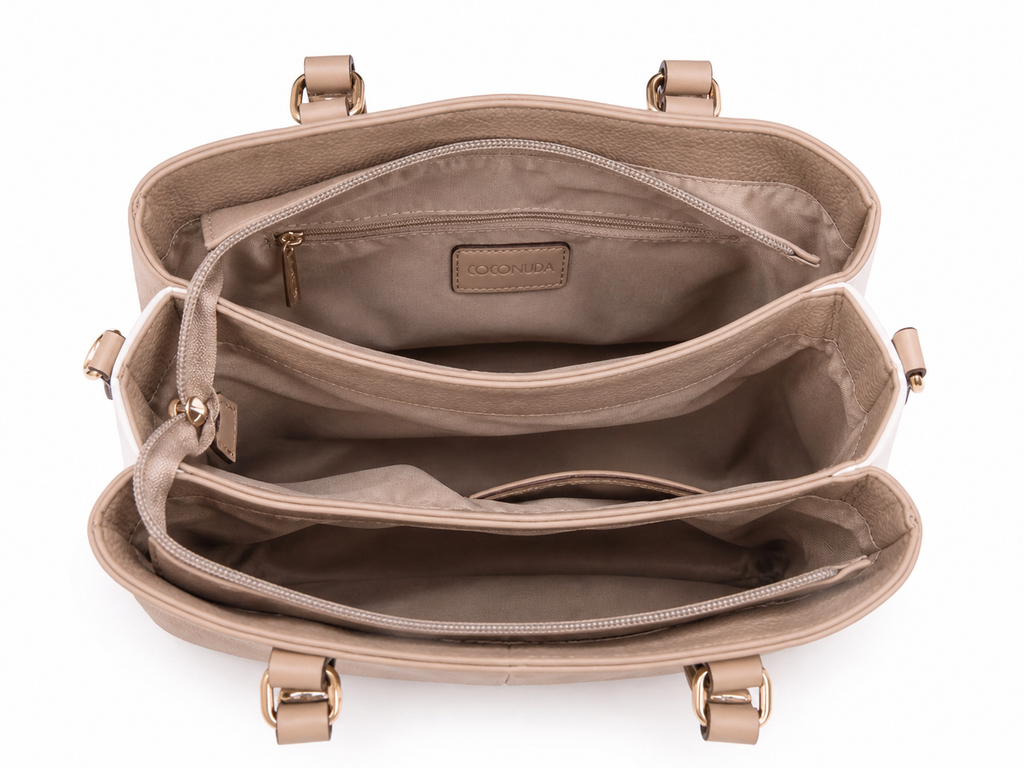 Coconuda. Borsa donna elegante e capiente