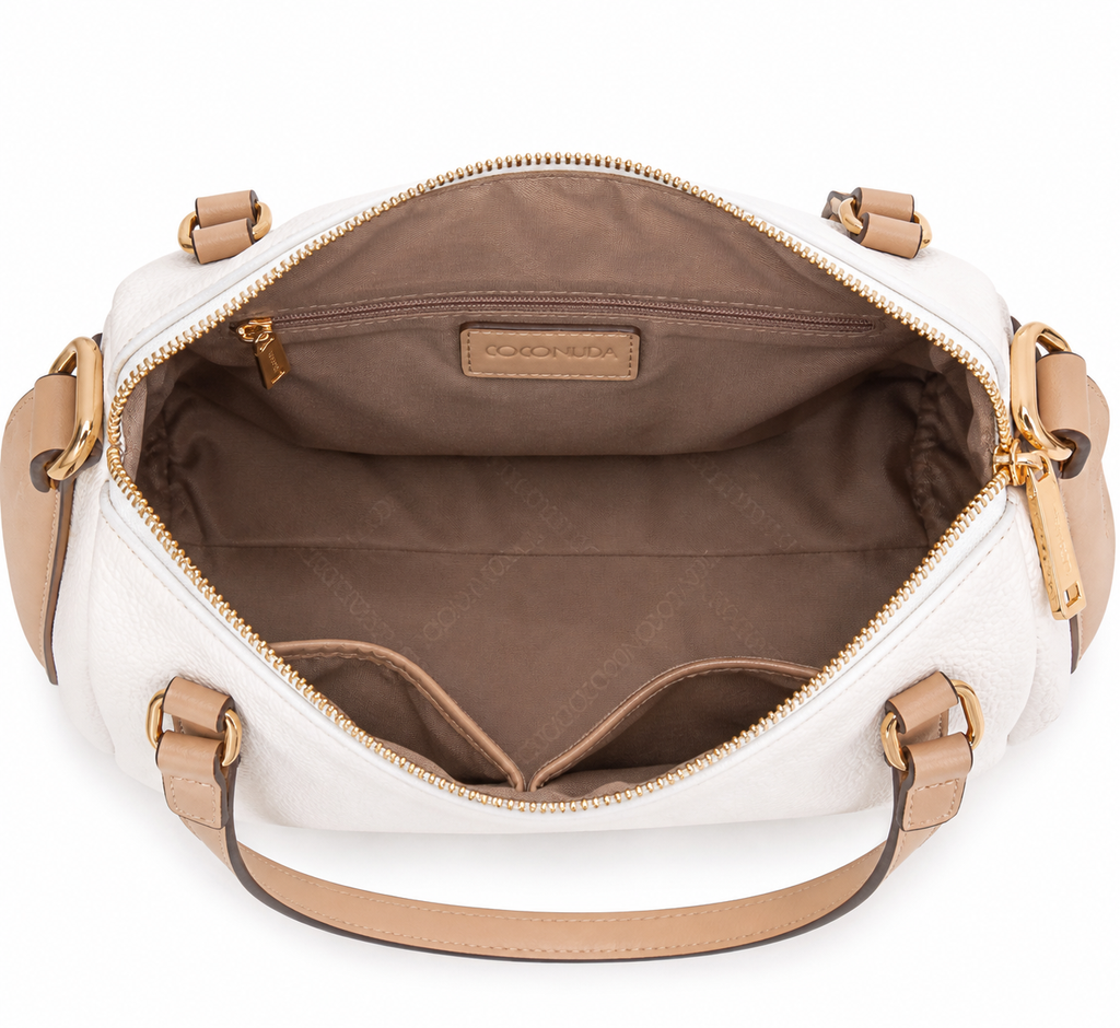 COCONUDA- Borsa bicolore elegante e versatile