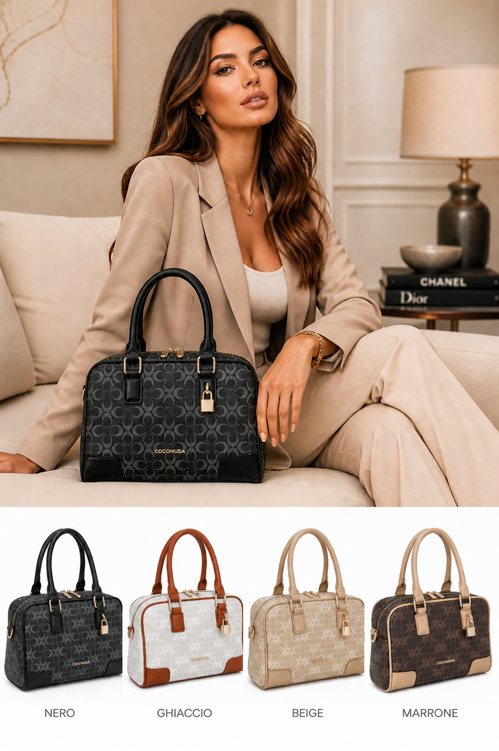 Coconuda Bauletto Donna- Compatto , Elegante,Perfetto ogni giorno