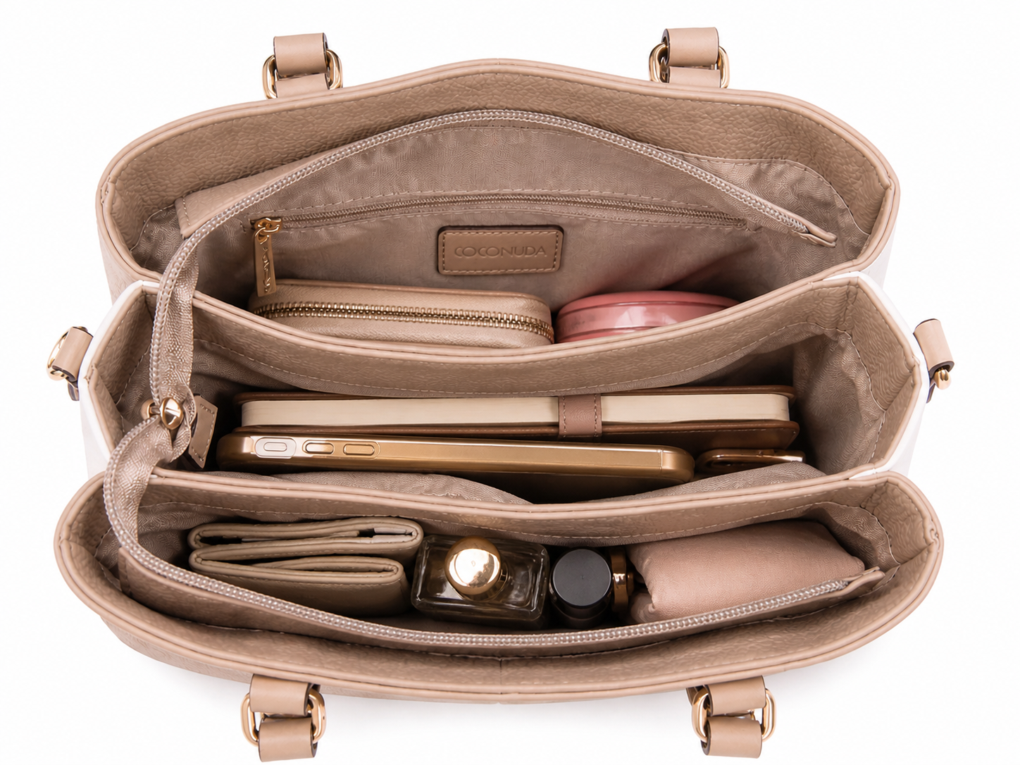 Coconuda. Borsa donna elegante e capiente
