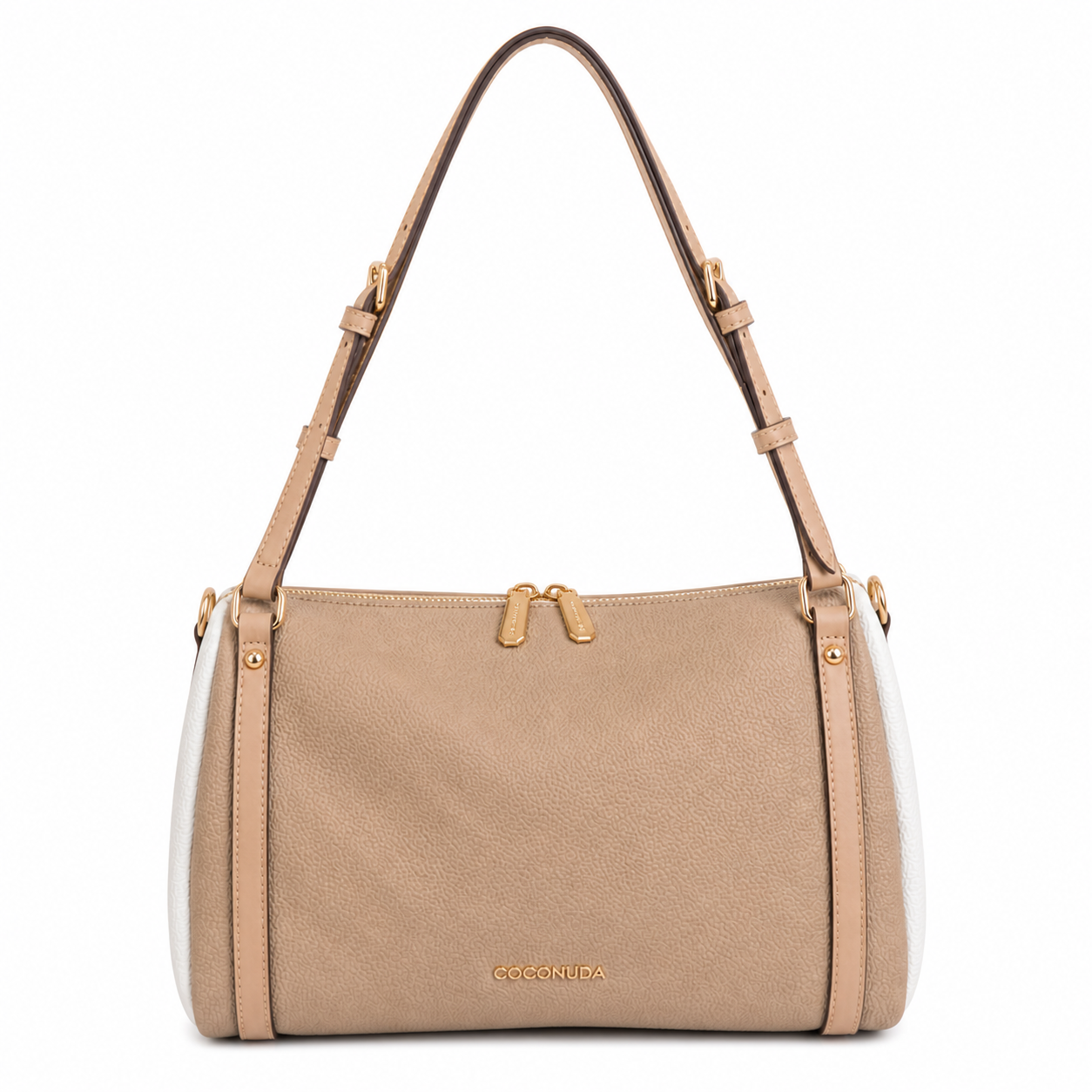 COCONUDA- Borsa bicolore elegante e versatile