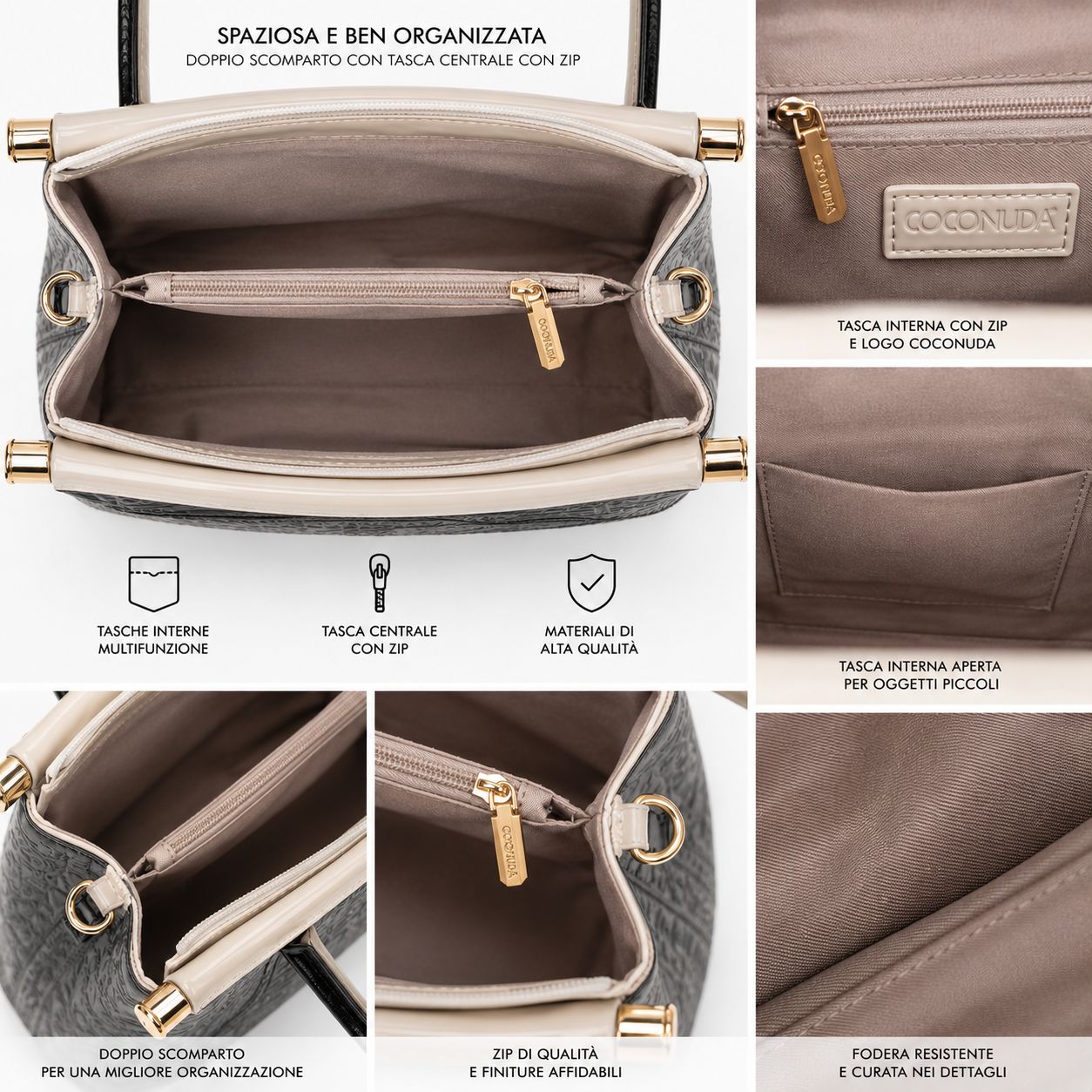 Coconuda Luxury Bag Effetto Glossy